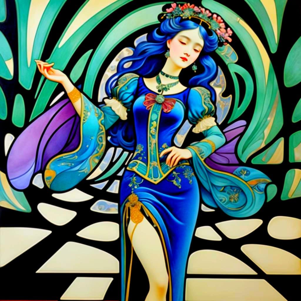 Elegant Art Nouveau Design