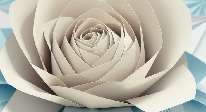 Colossal Origami Papercraft in Soft Pastel Colors