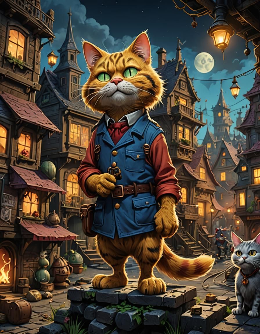 Fritz the Cat with Nine Lives: Fantasy Concept Art