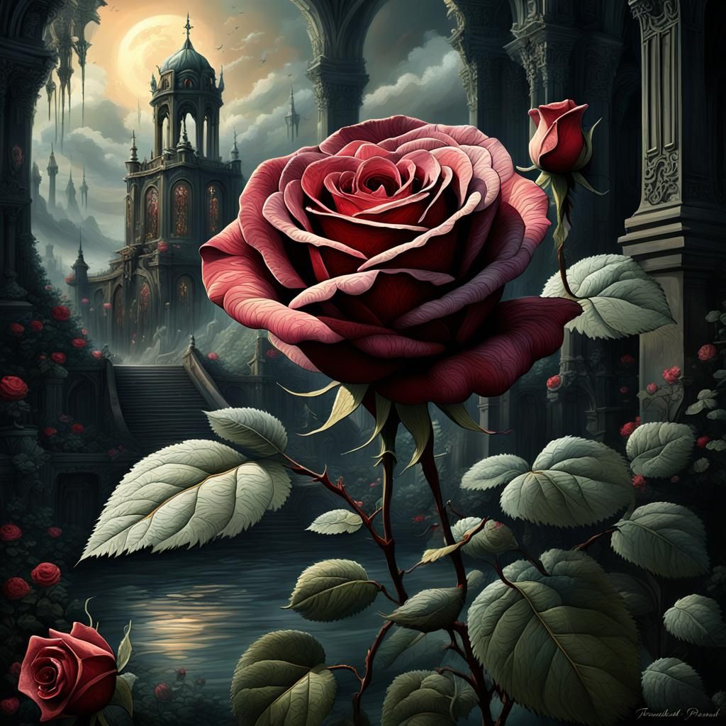 Detailed Matte Painting of a Status Seeker