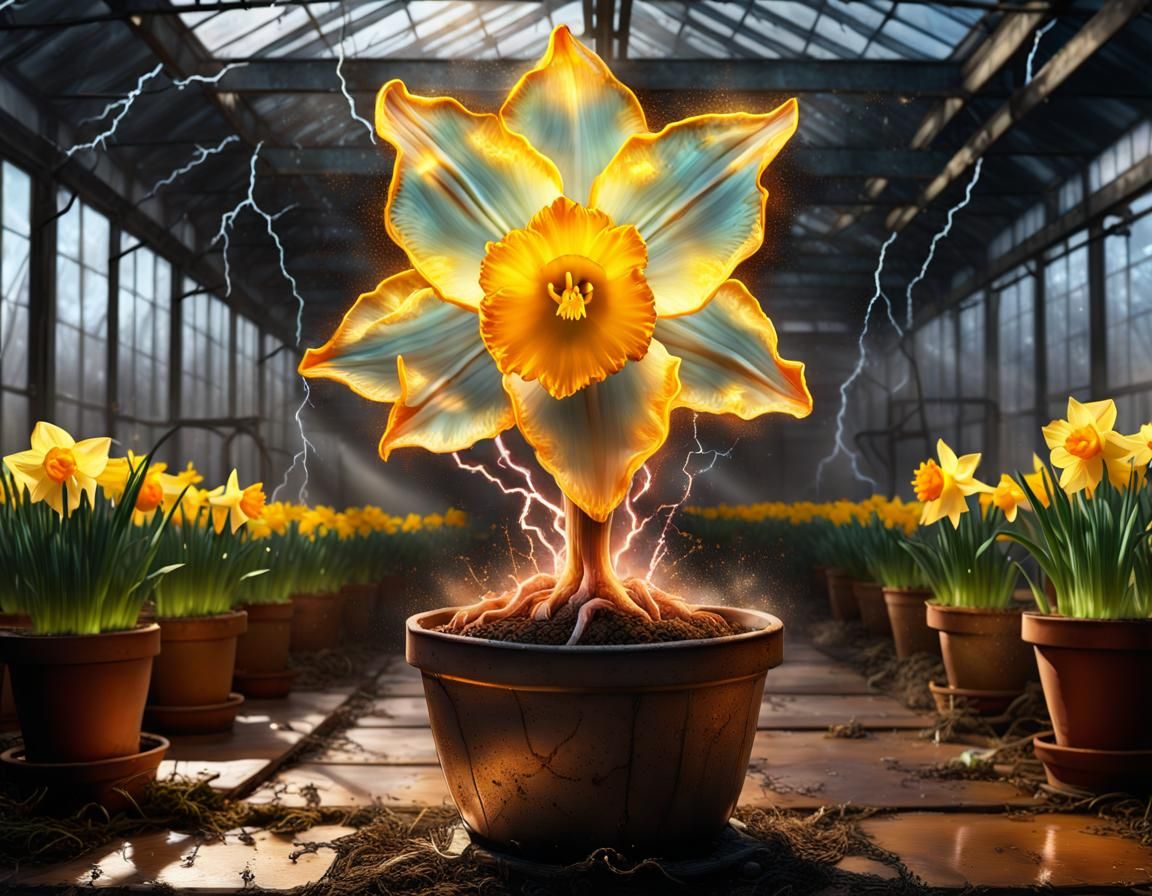 Electric daffodil