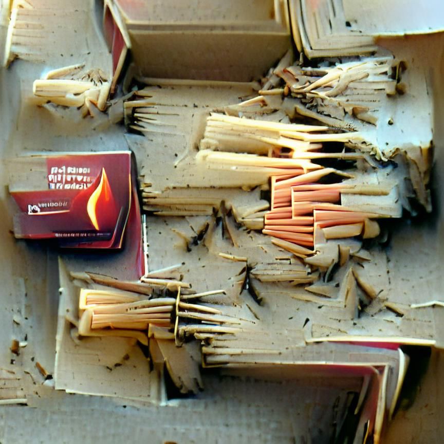 Open Matchbox Still Life