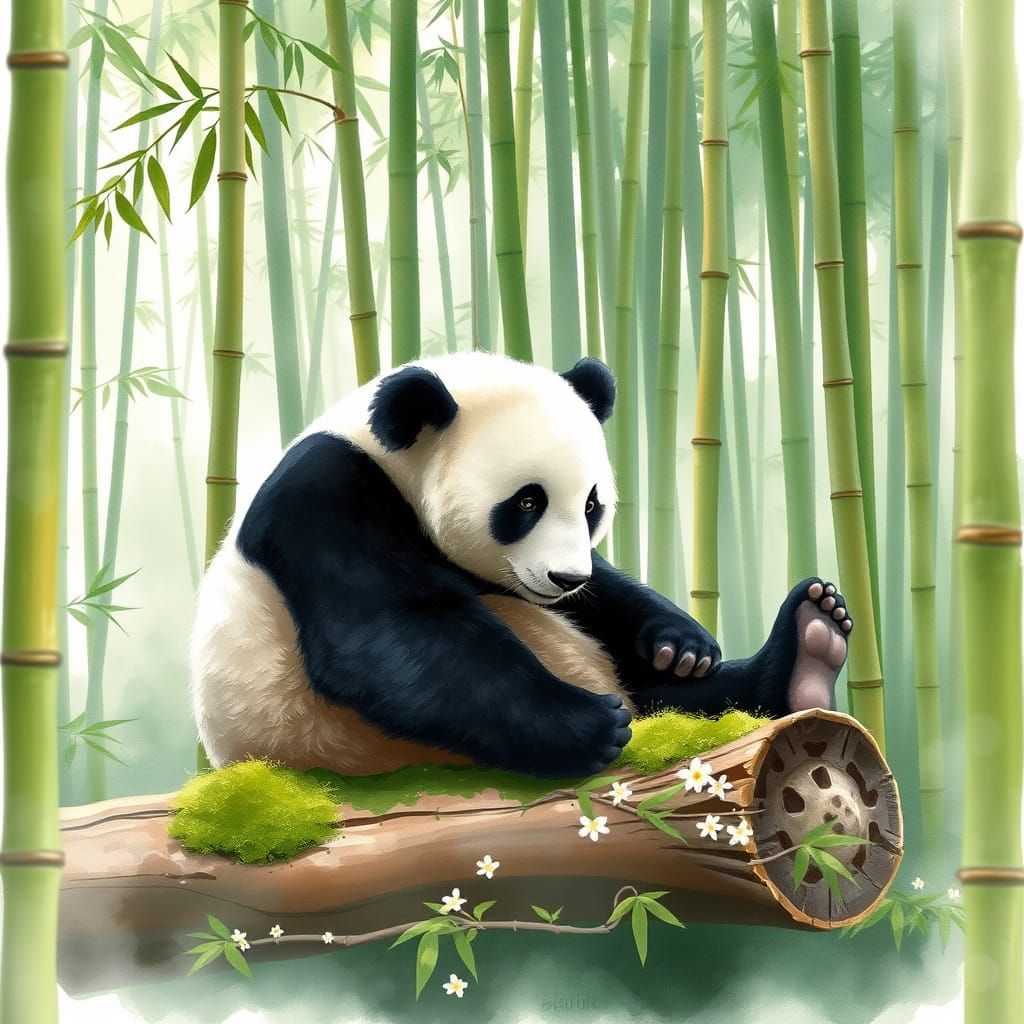 Gentle Giant in Bamboo Serenity