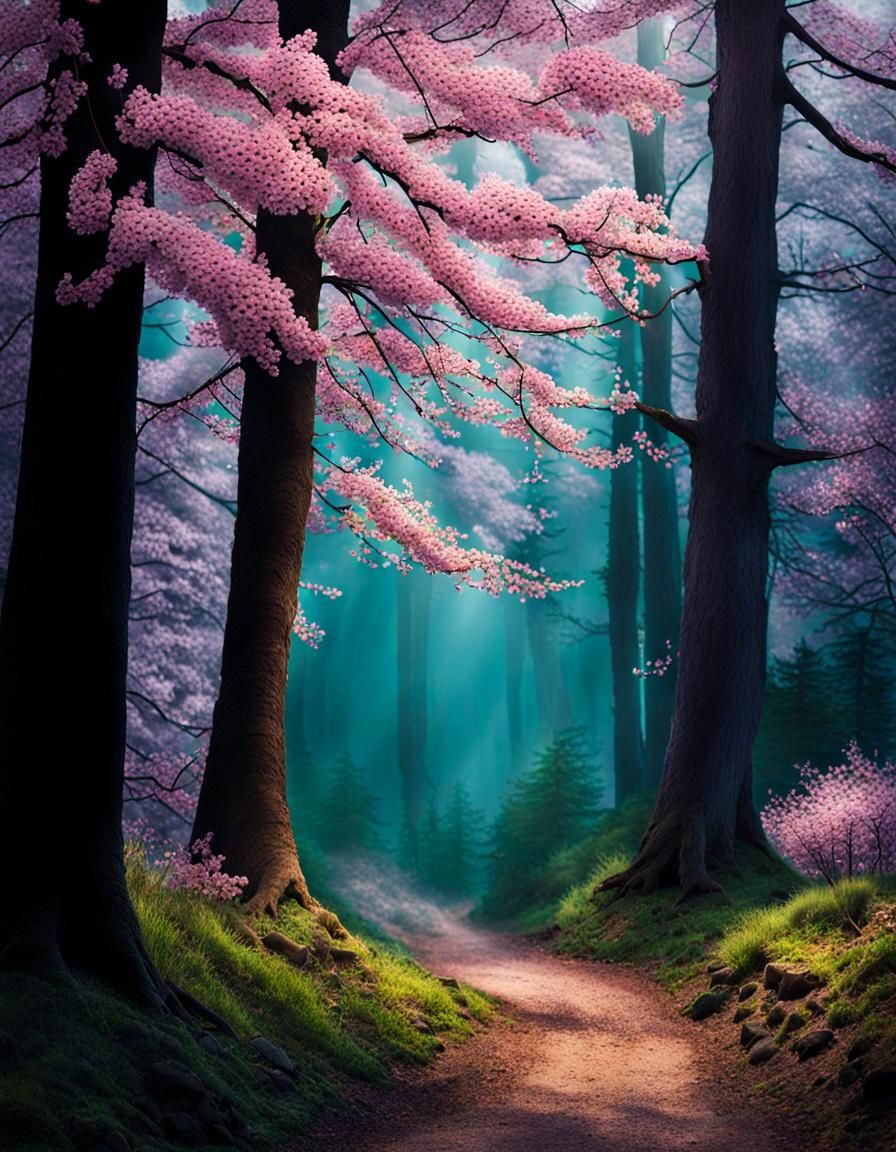 Eerie Whispers in a Fog-Shrouded Forest