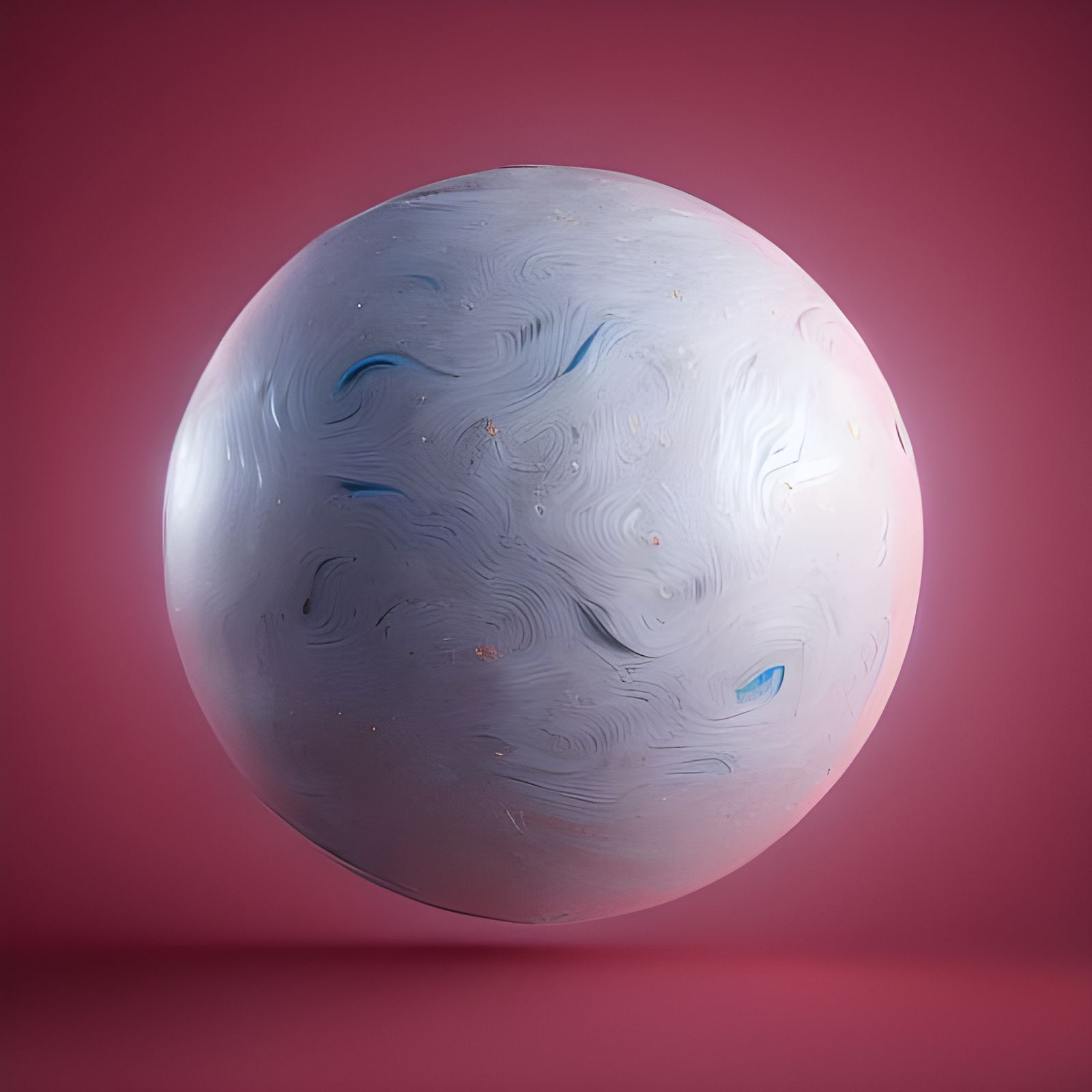 Hyperrealistic 3D Planet Sphere Render