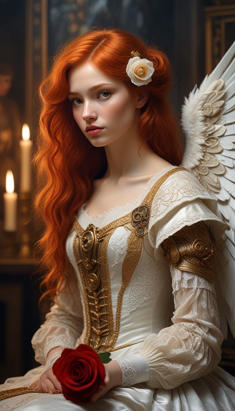 Steampunk Angel in Elegance