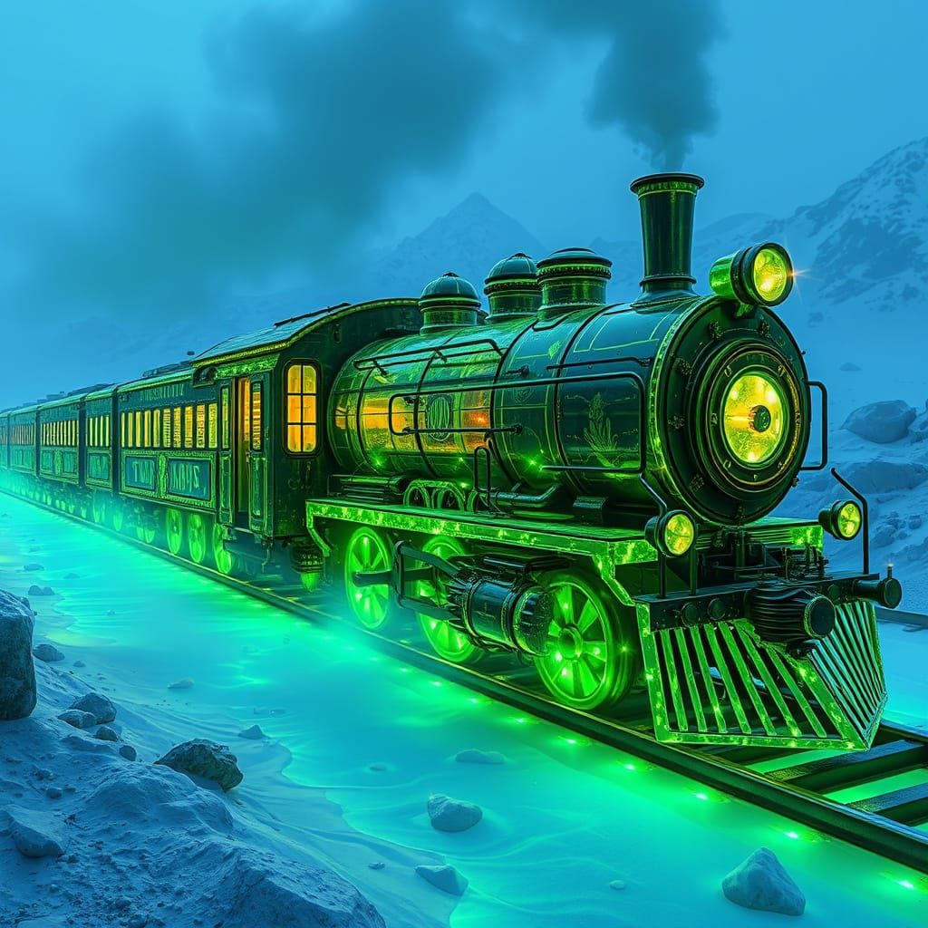 ghostly train