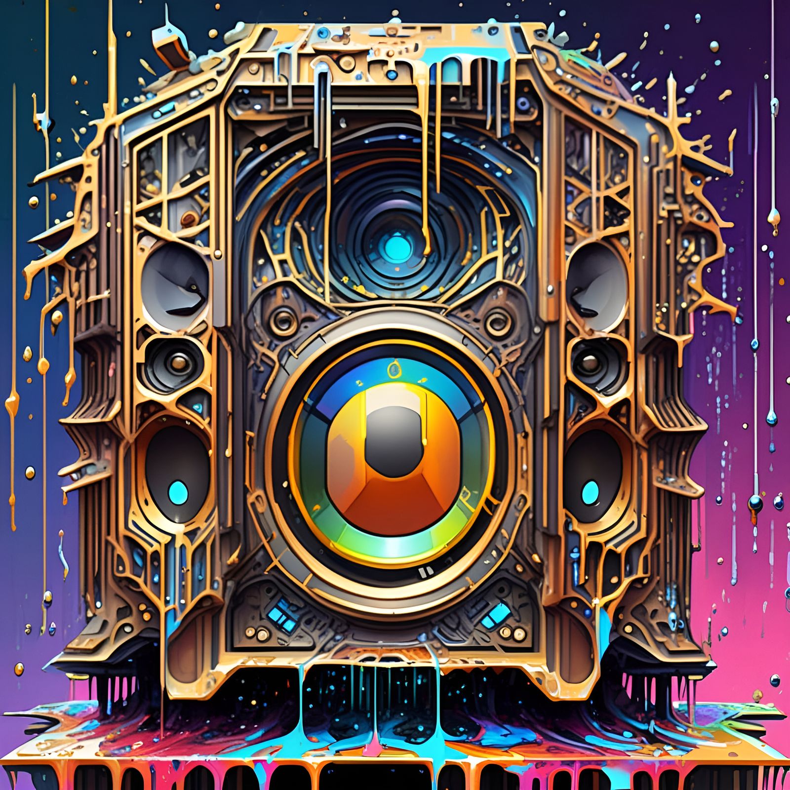 'Stereopunk by X' × SDXL 0.9 - 27jun23