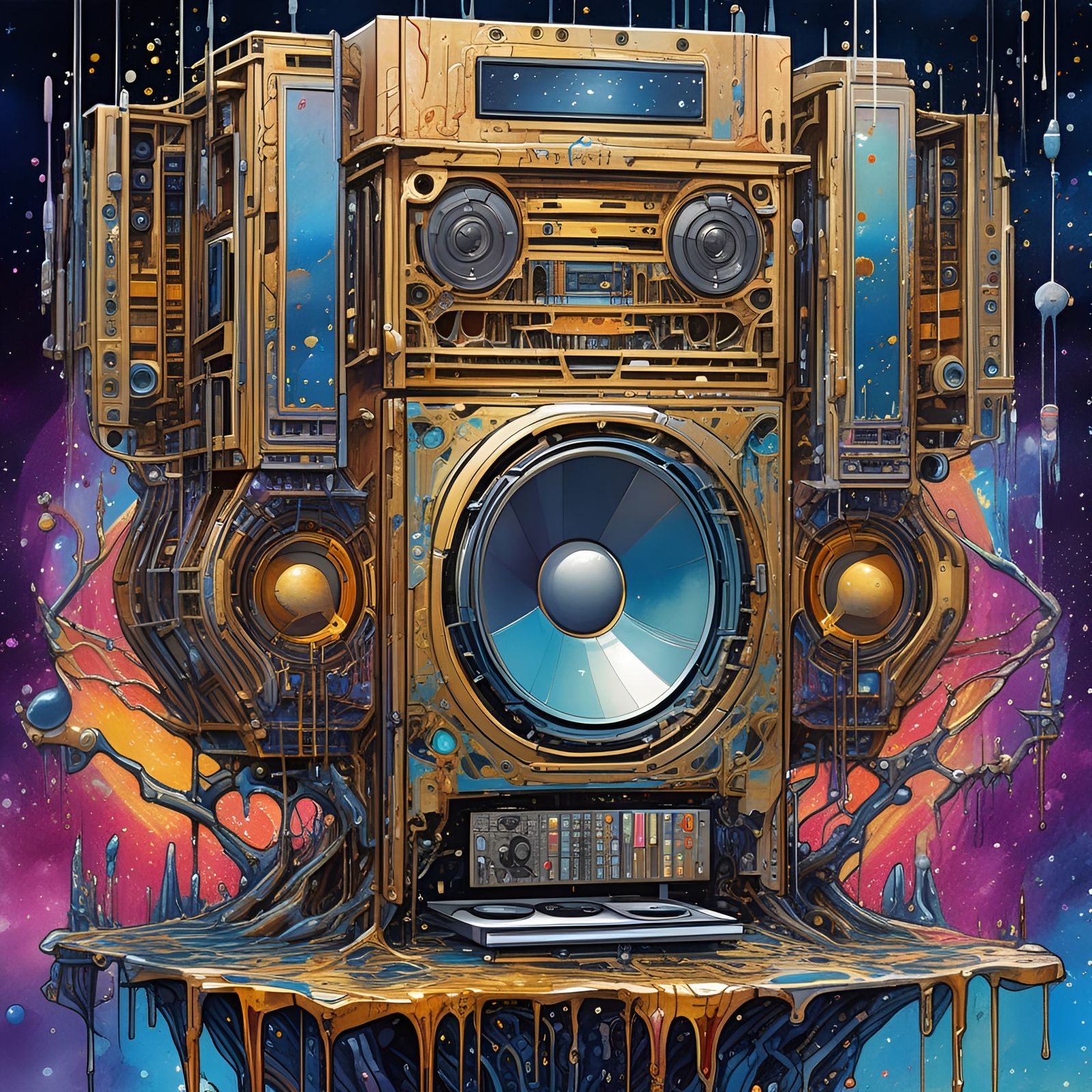 'Stereopunk by X' × SDXL 0.9 - 27jun23