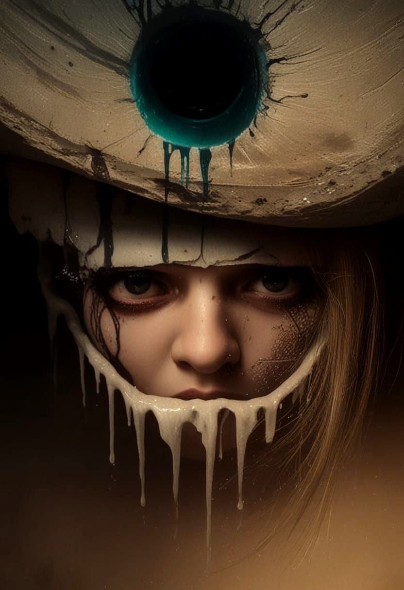 Surreal Graffiti Art in Photorealistic Style