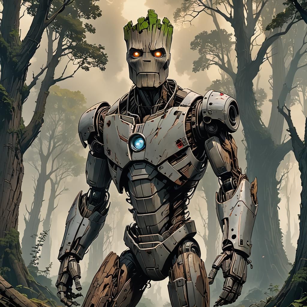 Groot as the Iron Giant