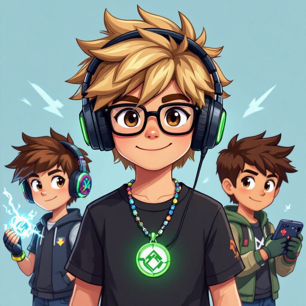 Gaming Gorilla Boy Controls Creation and Destruction