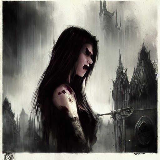 Sinister Asian Vampires in Digital Fantasy Art