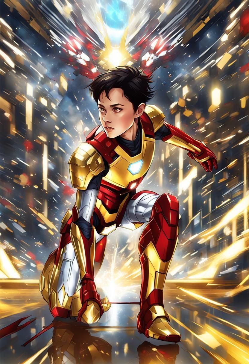 Iron Heroine: Anime-Style Armored Girl