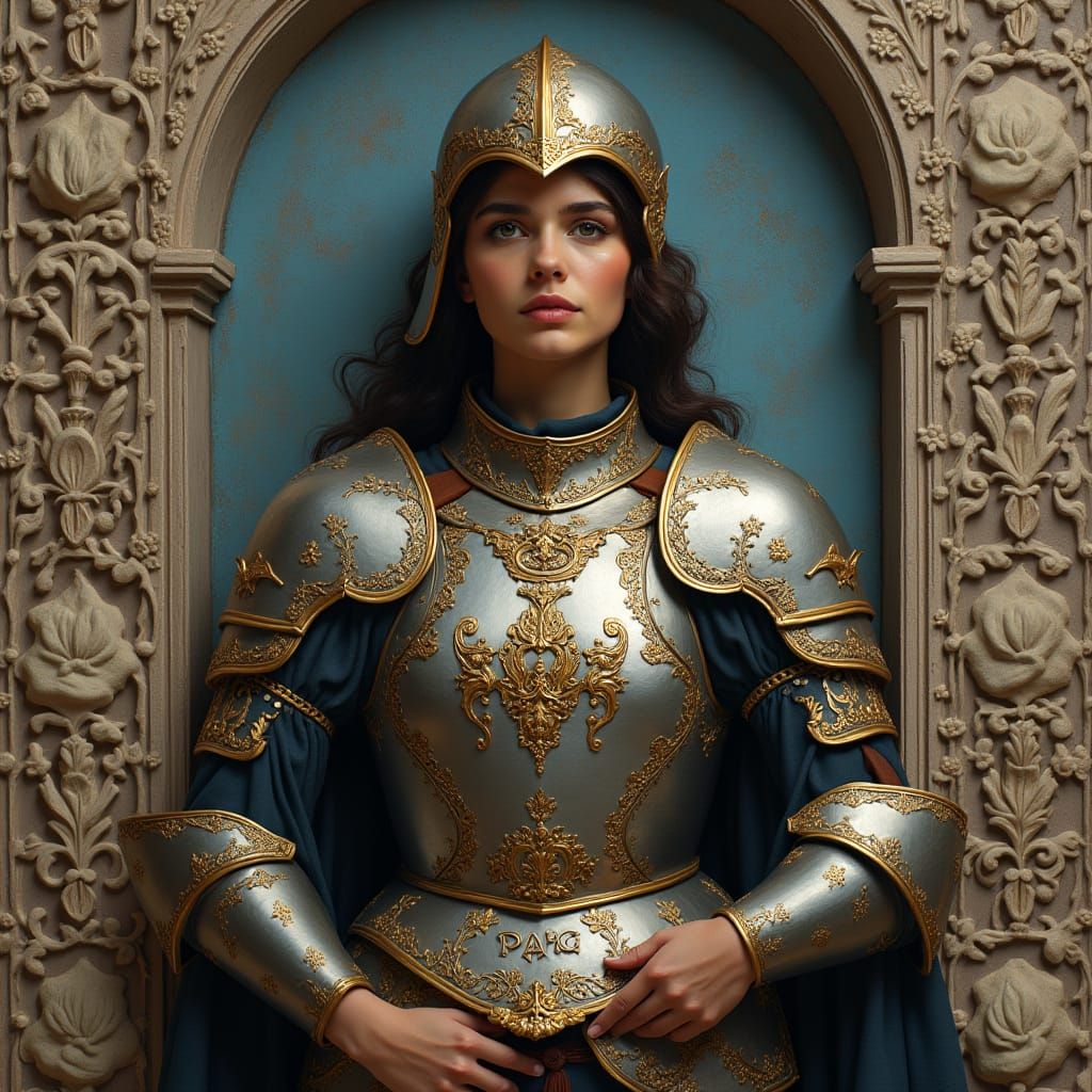 uma mulher linda soldado guerreiro de 25 a 40 anos ou alemão...