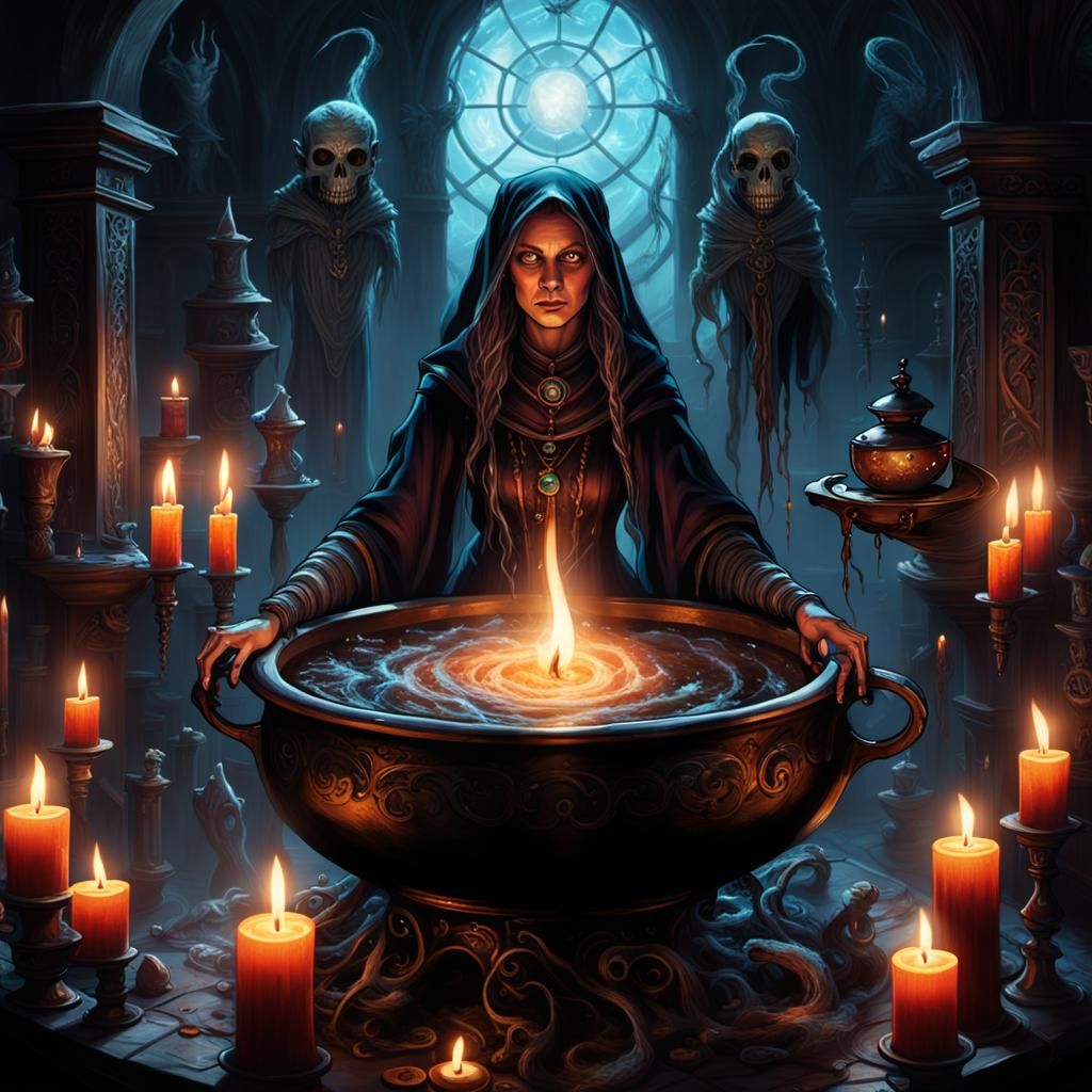 Witches, druids, fairies, sorcerers, charming shops, gothic bubbling cauldrons, and mystical illusions all represent mag...