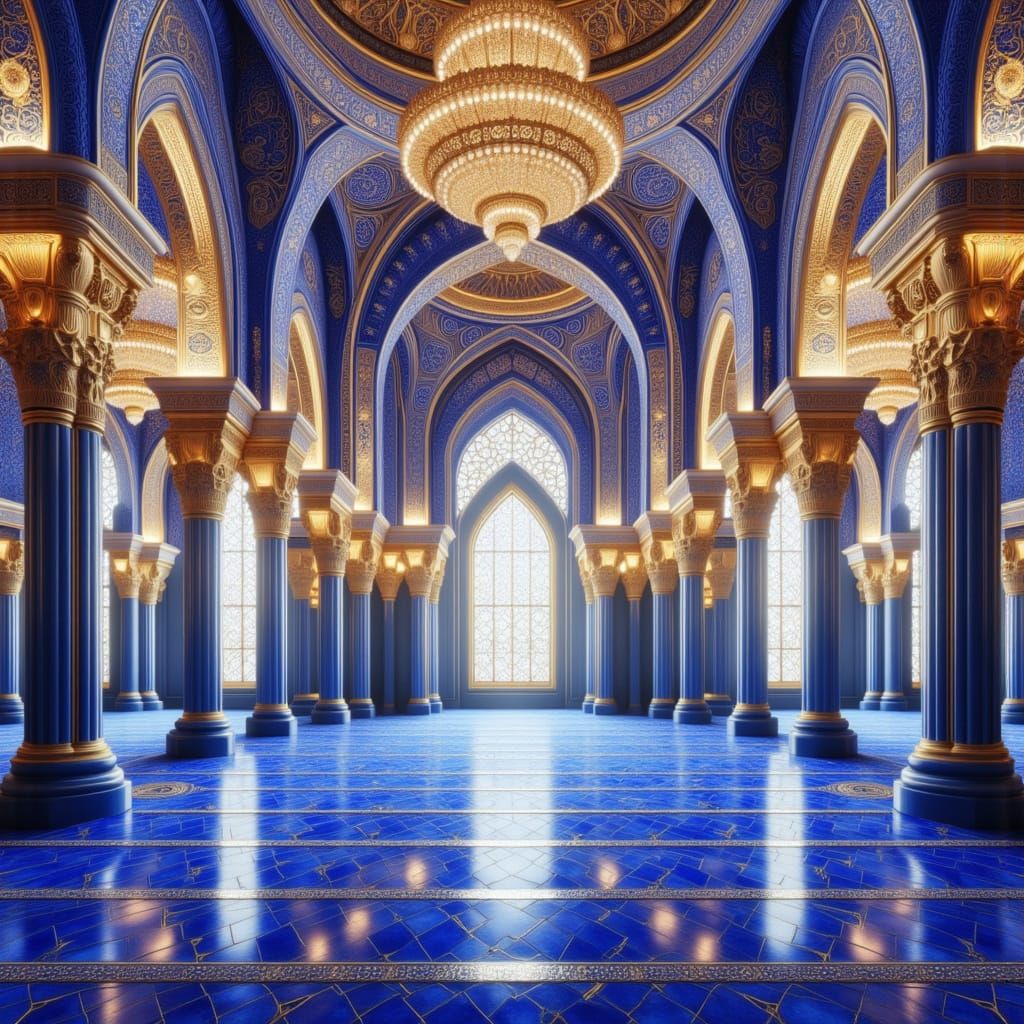 Lapis Lazuli Mosque in Elegant Byzantine Style