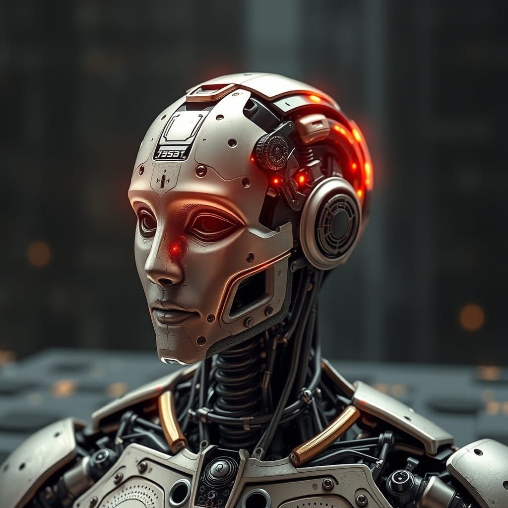 A Futuristic Exploration of AI in Digital Art