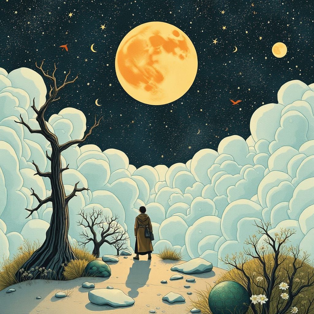 Surreal Landscape Art Inspired by Graphic Novels