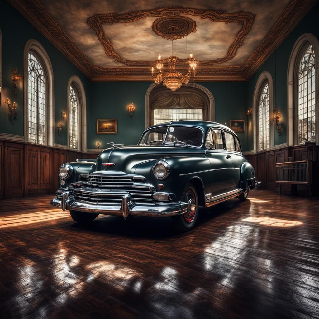 Hyperrealistic Car Interior with Intricate Details