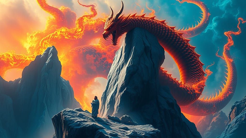 Jesus Faces Temptation in a Swirling Vortex of Spiritual Tur...