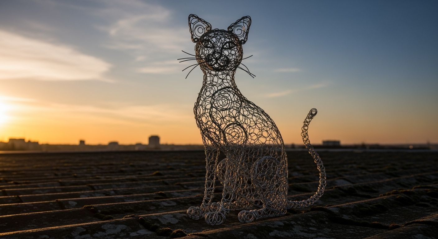 Wirey cat