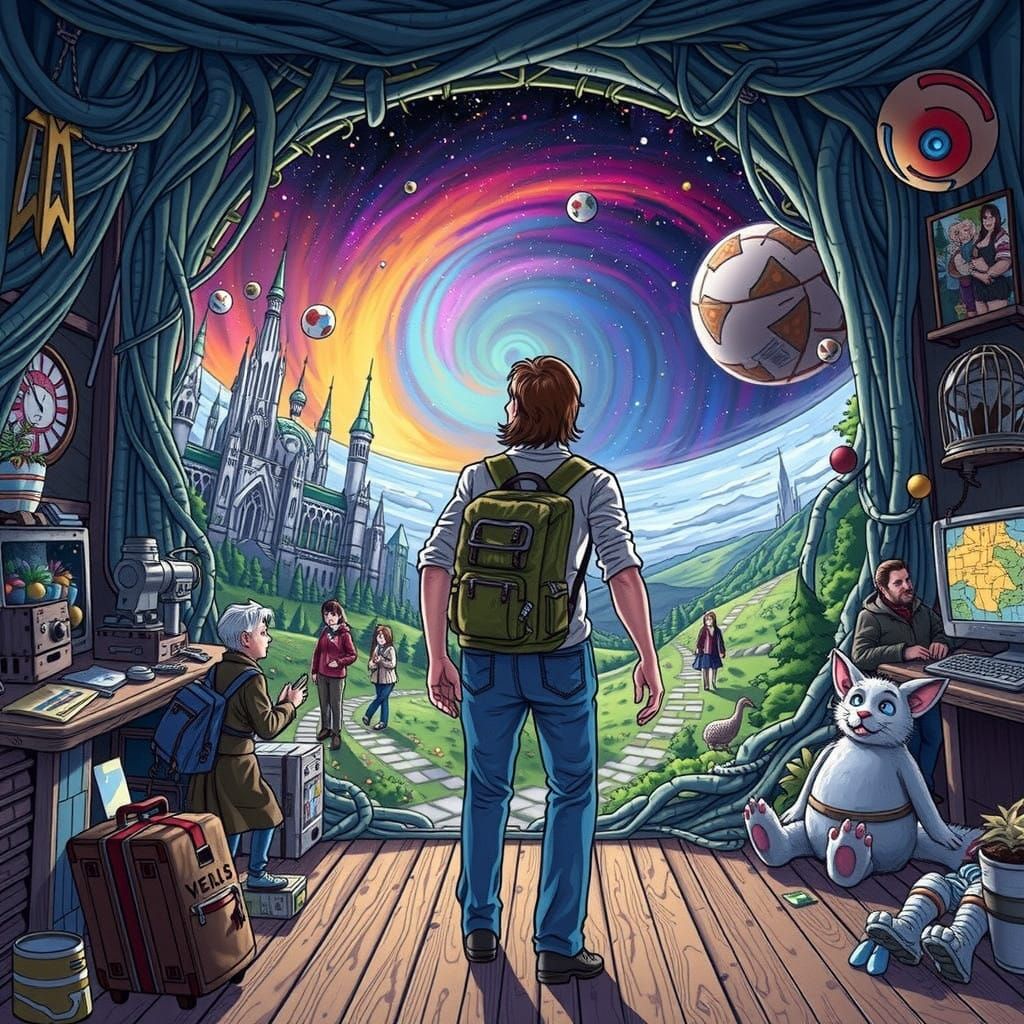 A Futuristic World Built by Nerds in a Cyberpunk Aesthetic