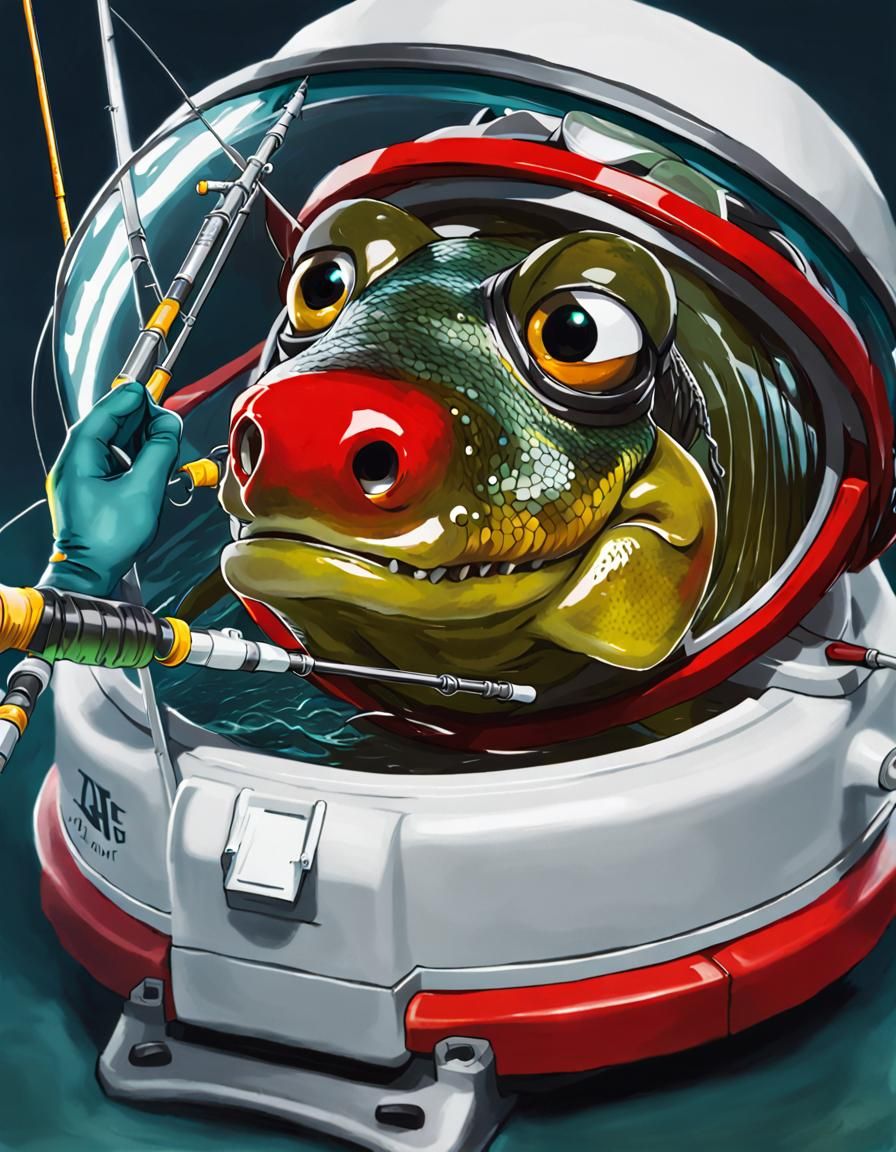 Frog Creature with Red Nose