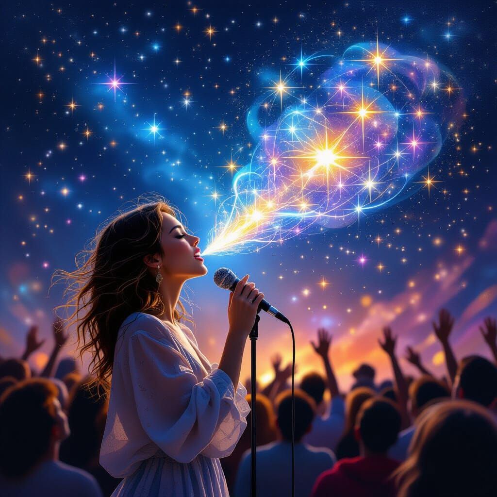 Singer Releases Constellations on Cosmic Stage