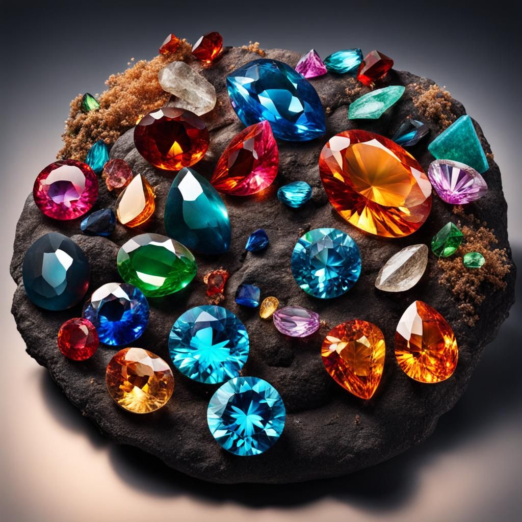 Gem Mine with Miners