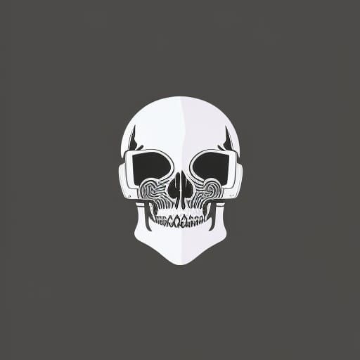 Flaming Frog Skeleton Album Cover Design