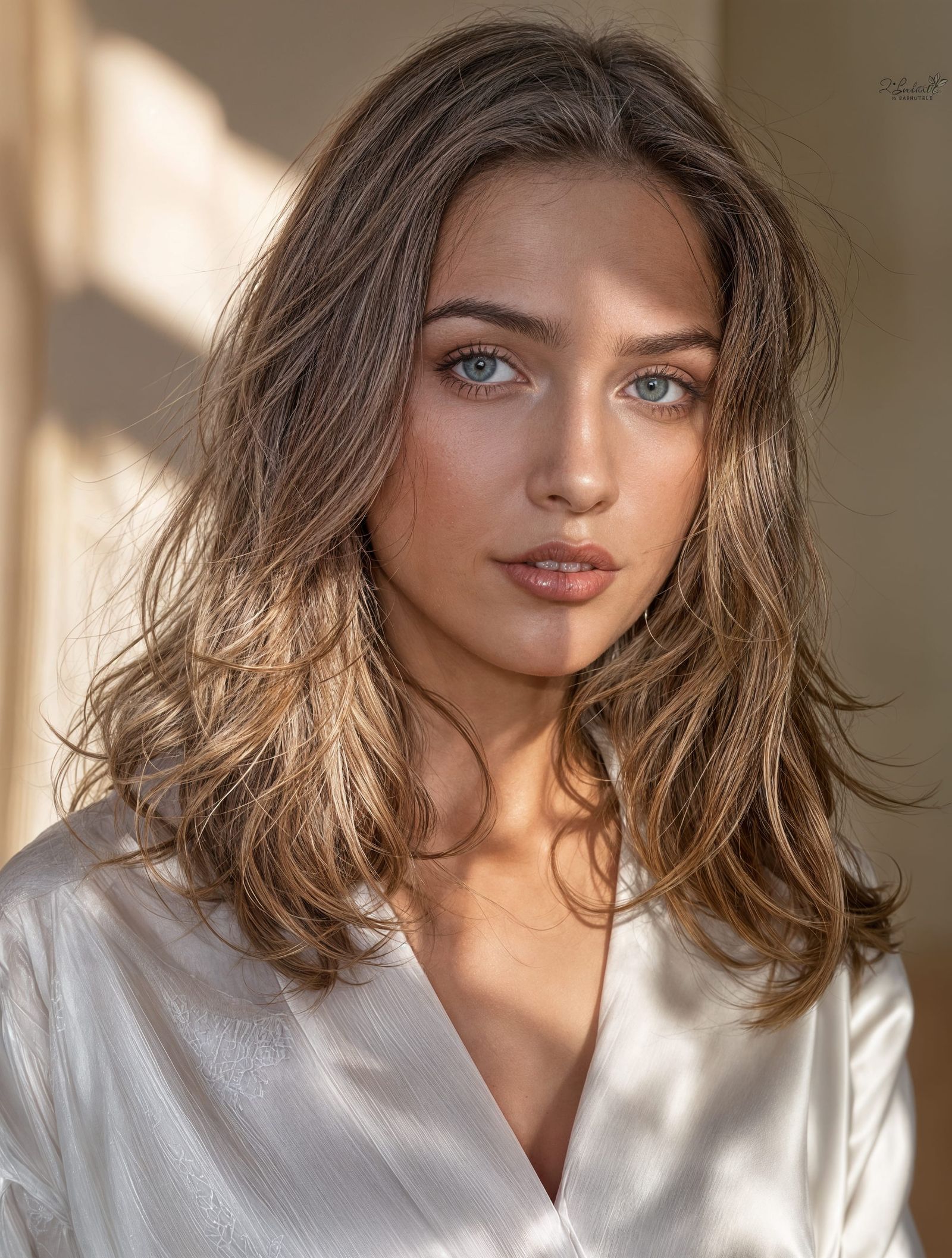 Russian Beauty in Hyperrealistic Portrait