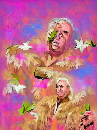 Lowbrow Digital Illustration Portrait Artwork