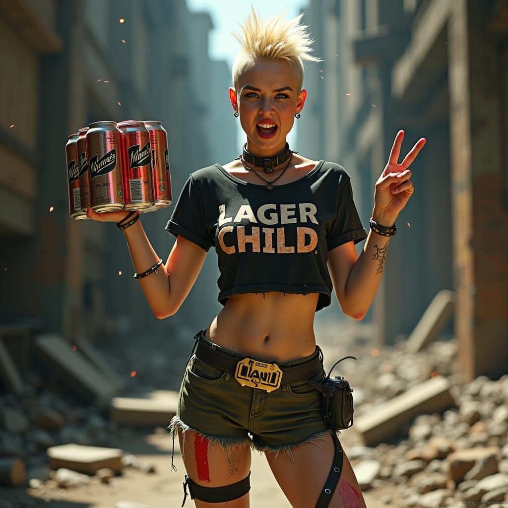 Abandoned warehouse, spray paint art;Hewlett’s iconic Tank G...