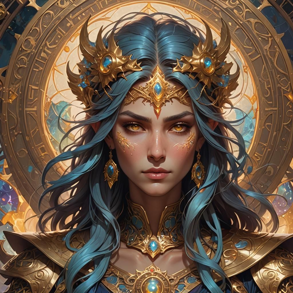 Kalashtar Psionic Astral Projection Portrait in Unreal Engin...