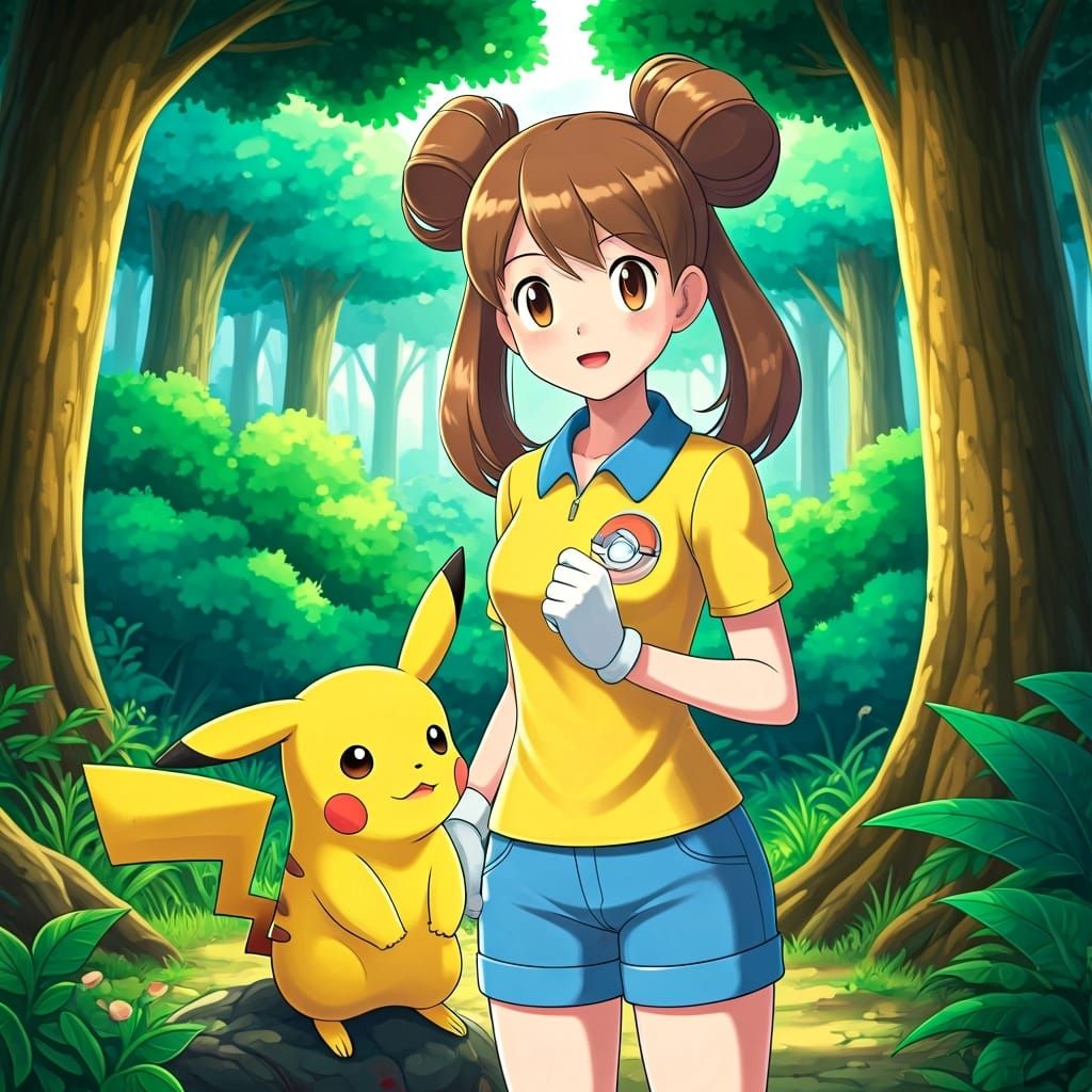 Pokémon Nurse and Pikachu Tend to Injured Pokémon