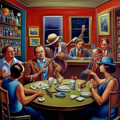 Blues Party with Live Music in Sinister Style