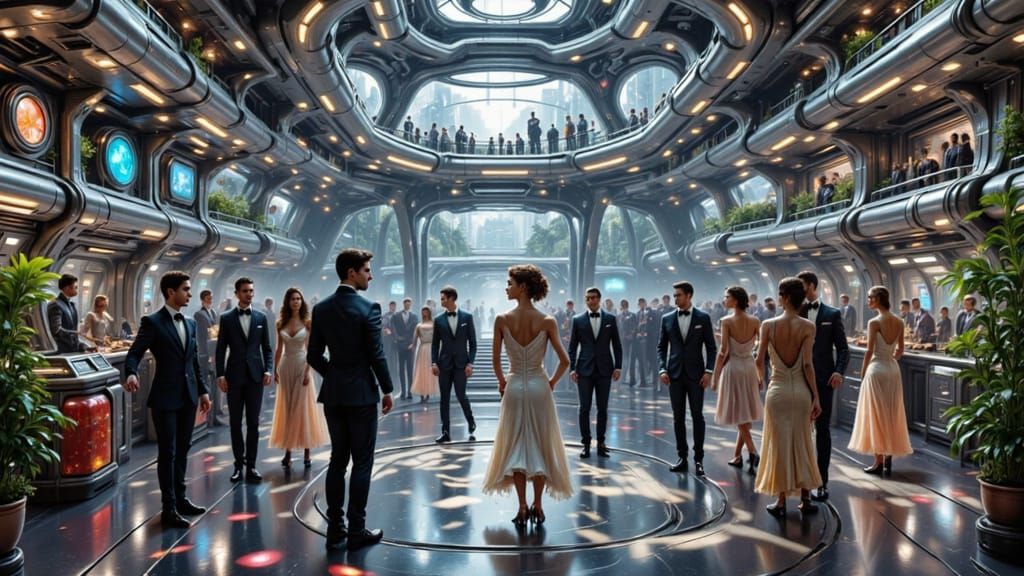 Astral Queen: Interstellar Cruise Ship Formal Atrium