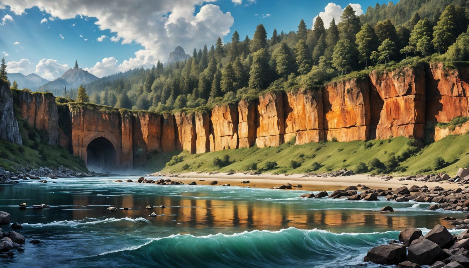 Romantic Landscape Painting Inspired by Classic Masters