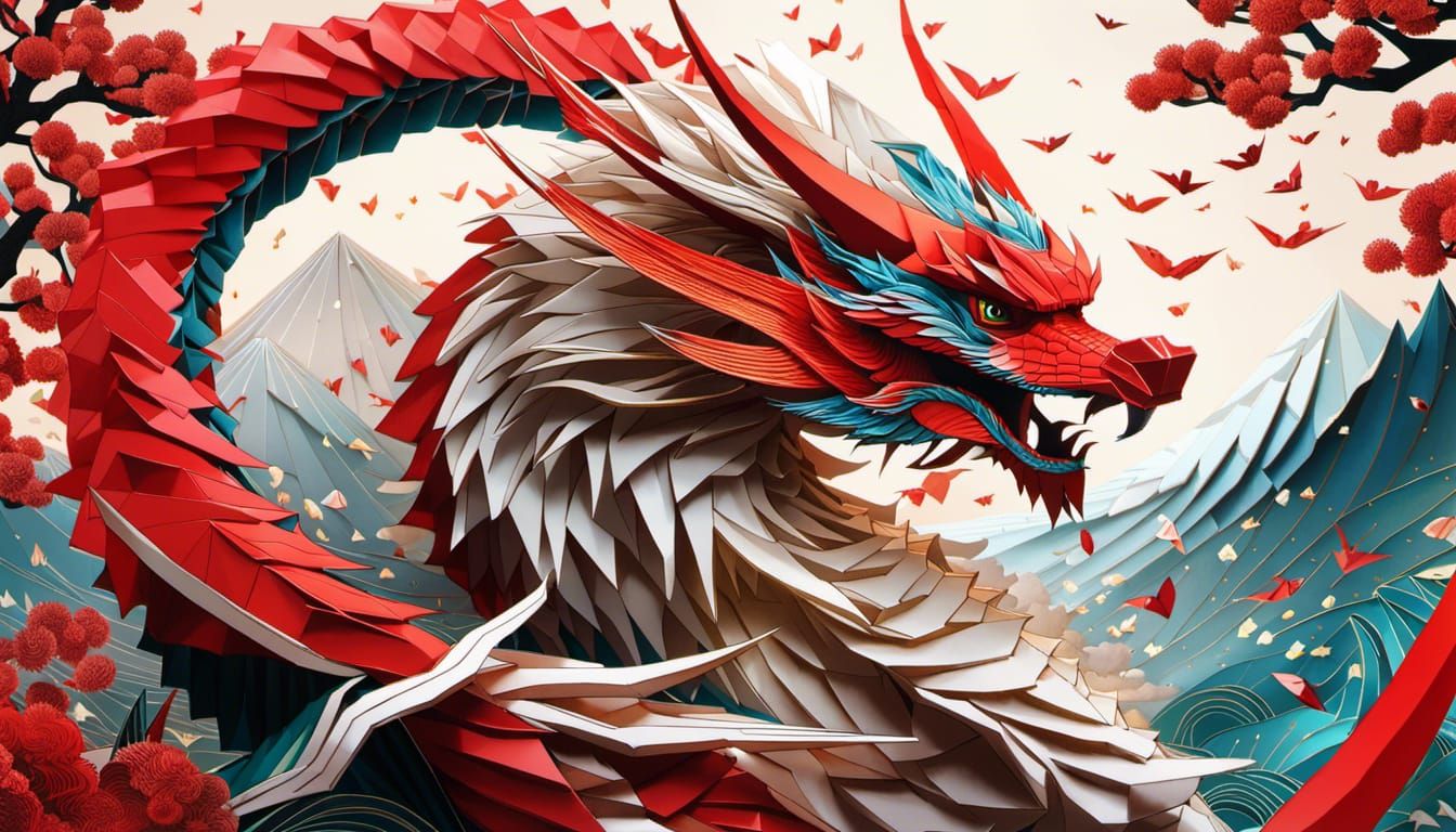 Origami Ryujin 3.5 dragon god v.2