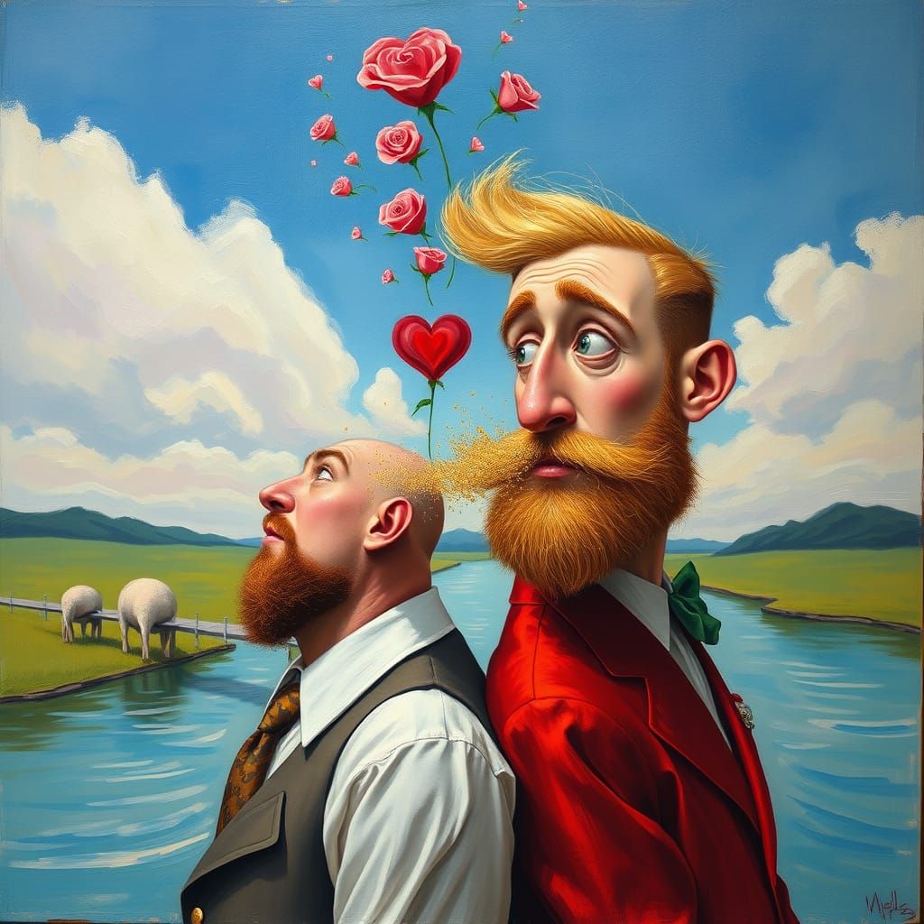 Love in surrealistic world