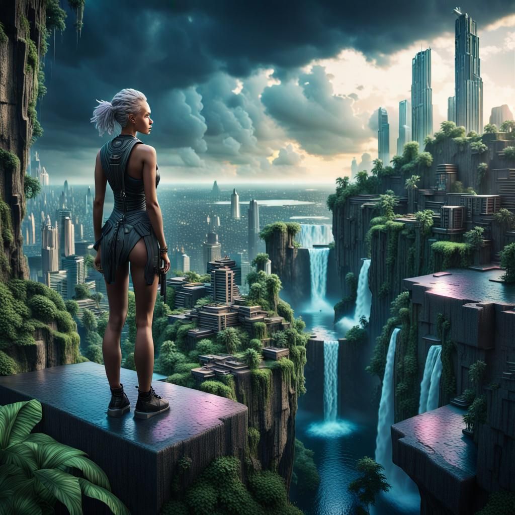 Utopia futuristic paradise city πβ°οΈπ