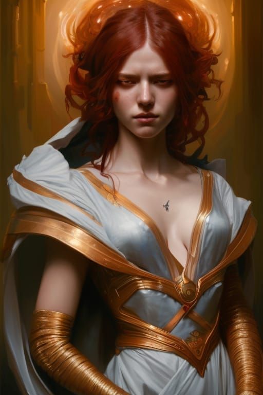 Hyperrealistic Jedi Lady Portrait in 8K Resolution