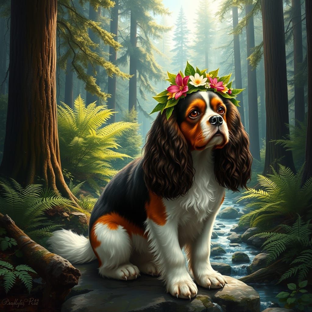 Cavalier King Charles Spaniel: Forest Guardian