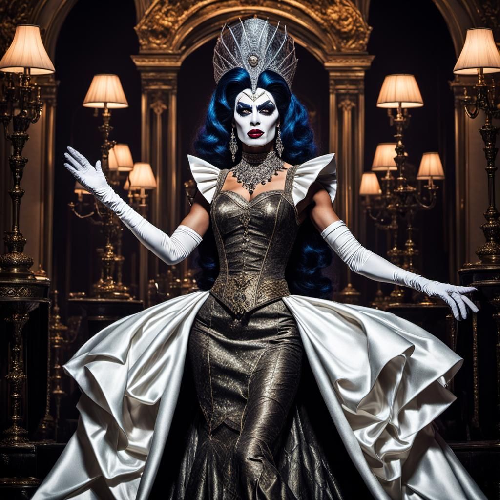 Fantastical Drag Queens in Detailed Digital Painting