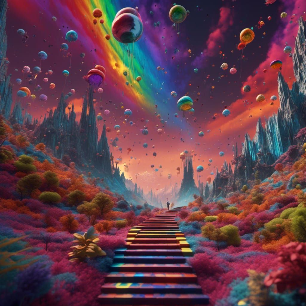 Detailed Spell Book in a Maximalist Fantasy Scene