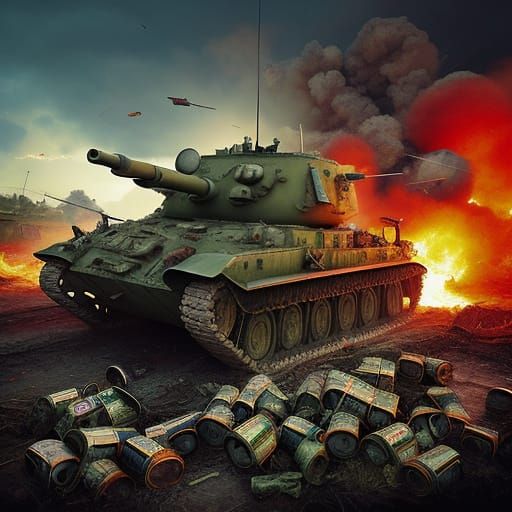 Soldiers Share Mum's Jam in Bomb Bunker