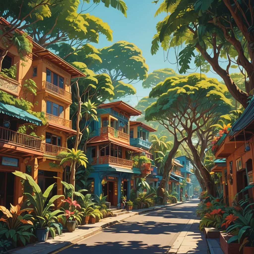 Tropical Fantasy Art of Tamarindo, Costa Rica