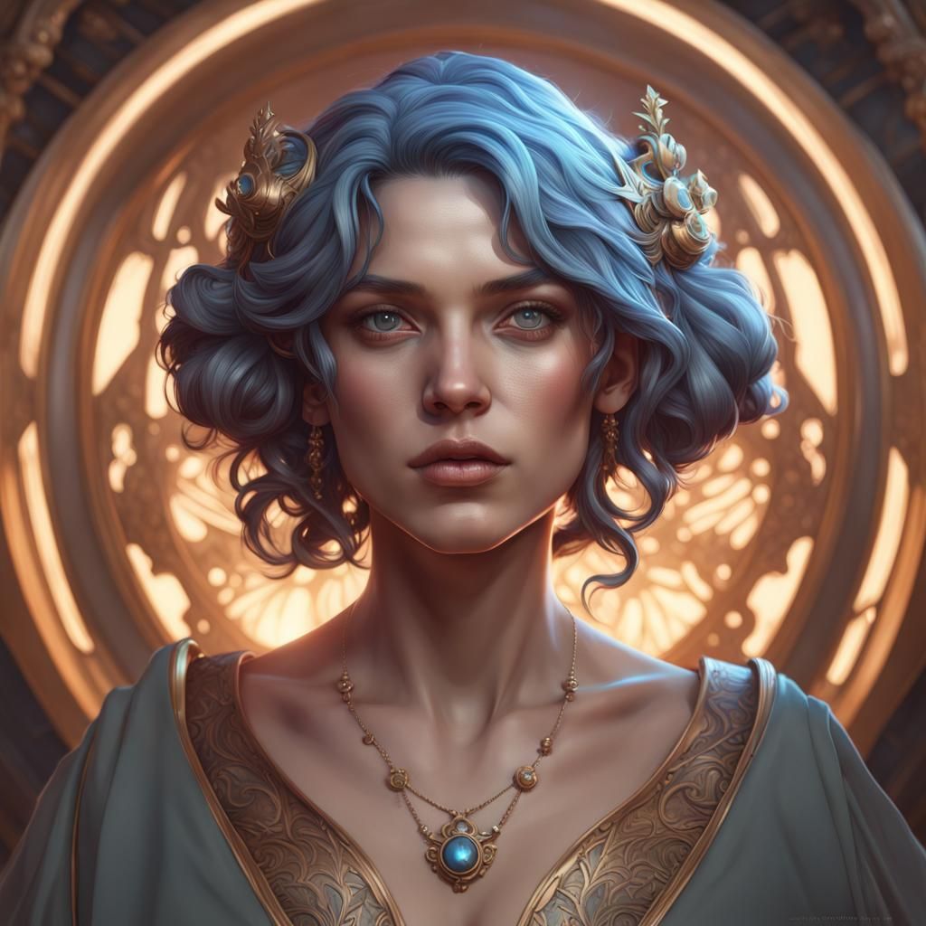 Hyperdetailed Portrait with Dynamic Lighting