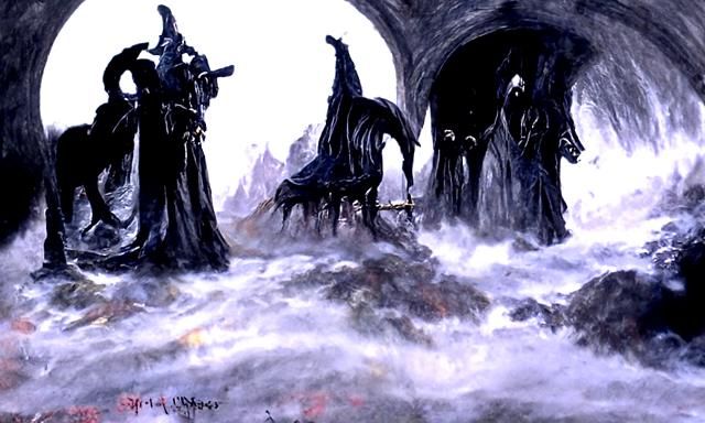 Epic Castle Siege in Fantasy Art Style